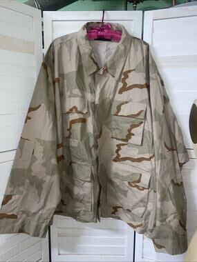Tact Gear Men's Camo Shirt Long Sleeve Size 2XLT Button Front Collared